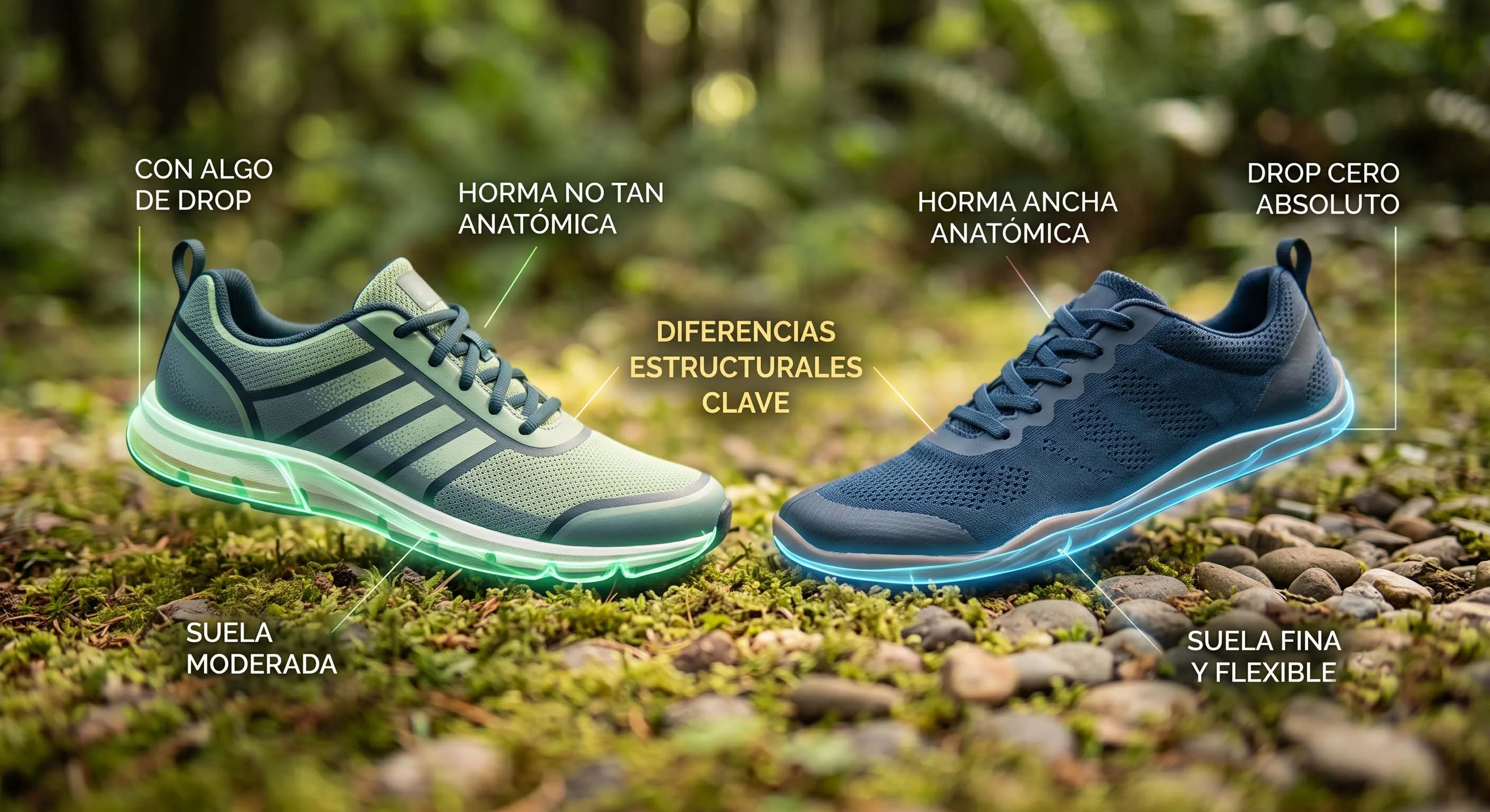 Barefoot vs minimalista: diferencias clave